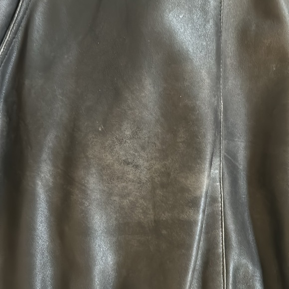 Vintage black leather jacket size xl - Picture 6 of 7